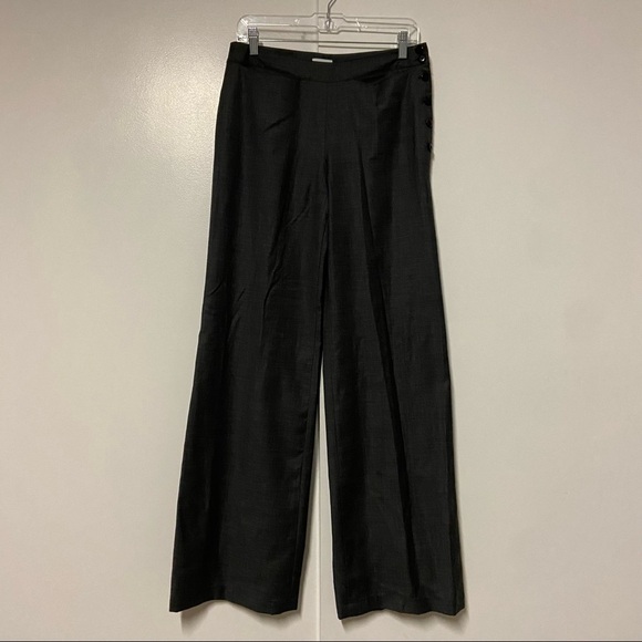 TSE Pants - TSE Wool Gray Buttons On The Side Wide Pockets Leg Pants Size 2
